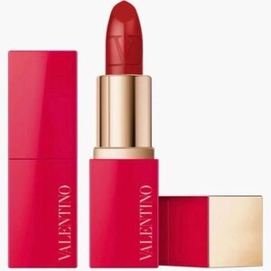 NIB Valentino Minirosso Satin Lipstick - 22R Rosso Valentino
